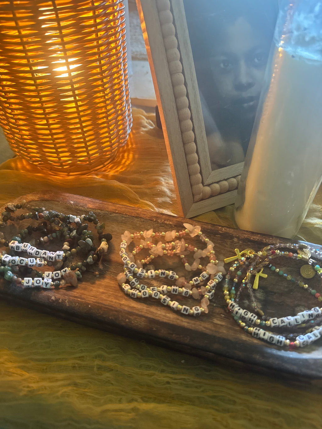“ABUNDANT” affirmation bracelet