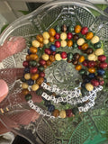 “visionary” Wooden Affirmation Bracelet (men’s size)