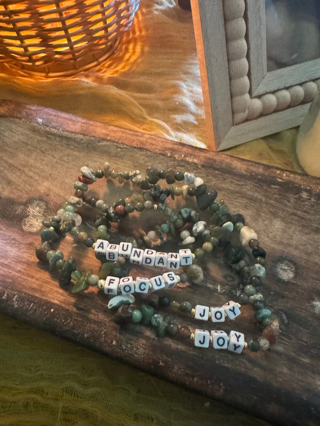 “FOCUS” affirmation bracelet