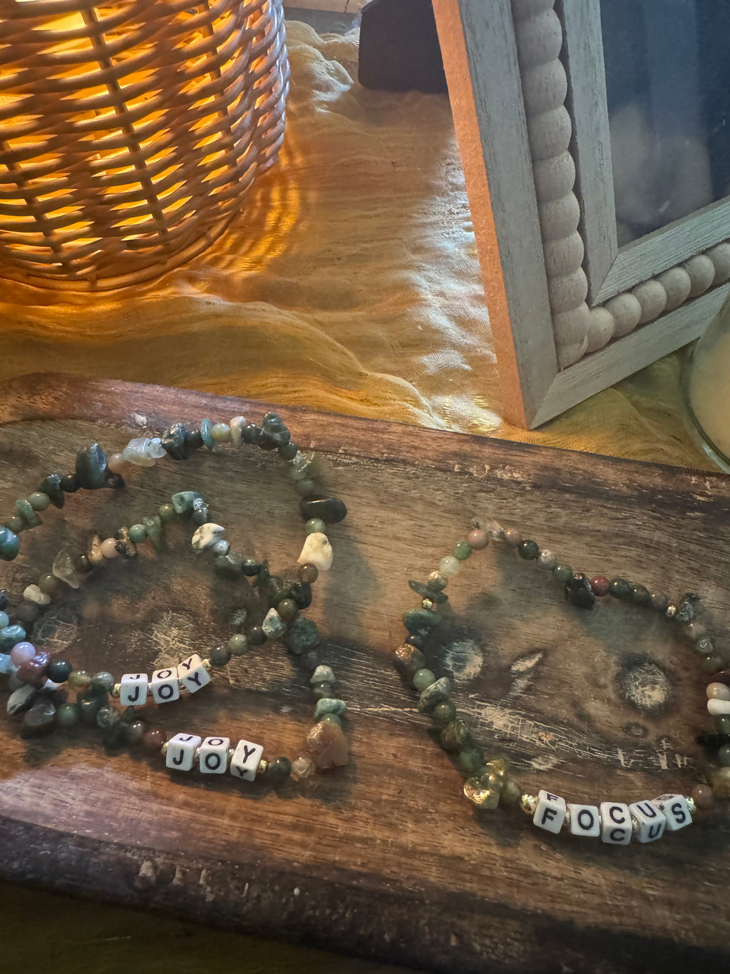 “FOCUS” affirmation bracelet