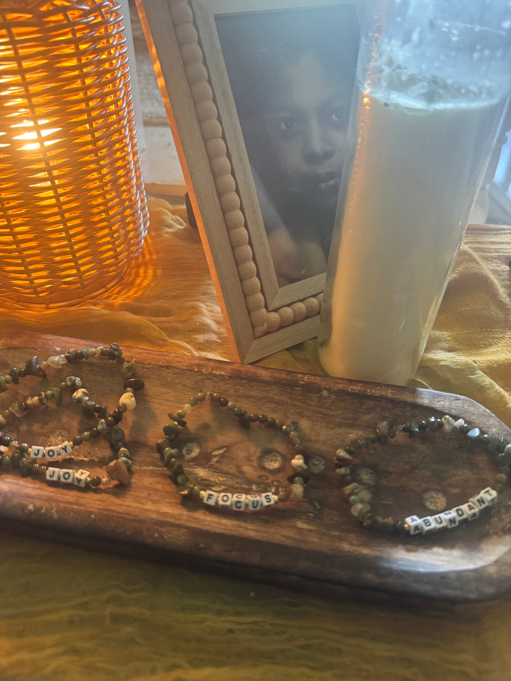 “FOCUS” affirmation bracelet