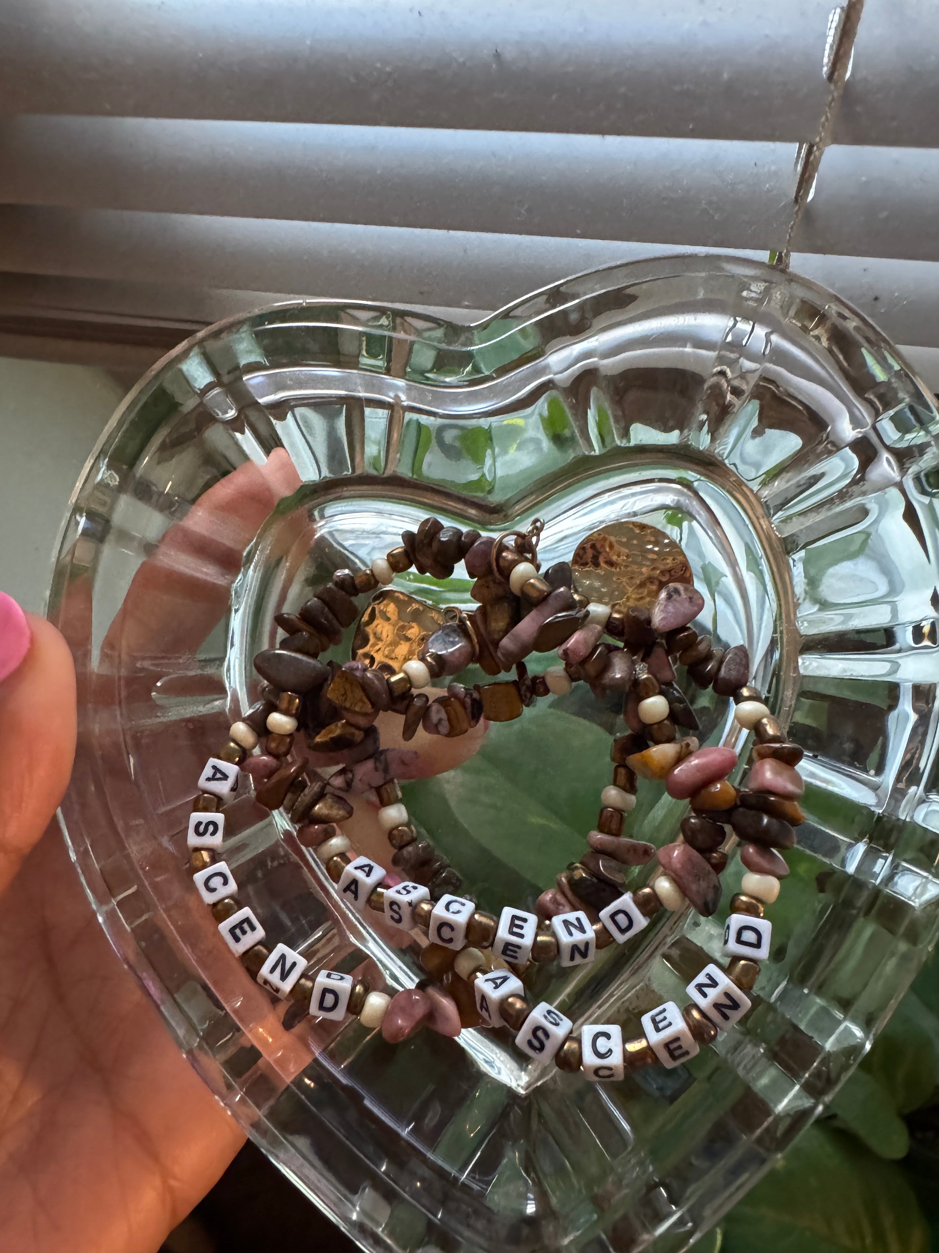 “ascend” Affirmation Charm Bracelets