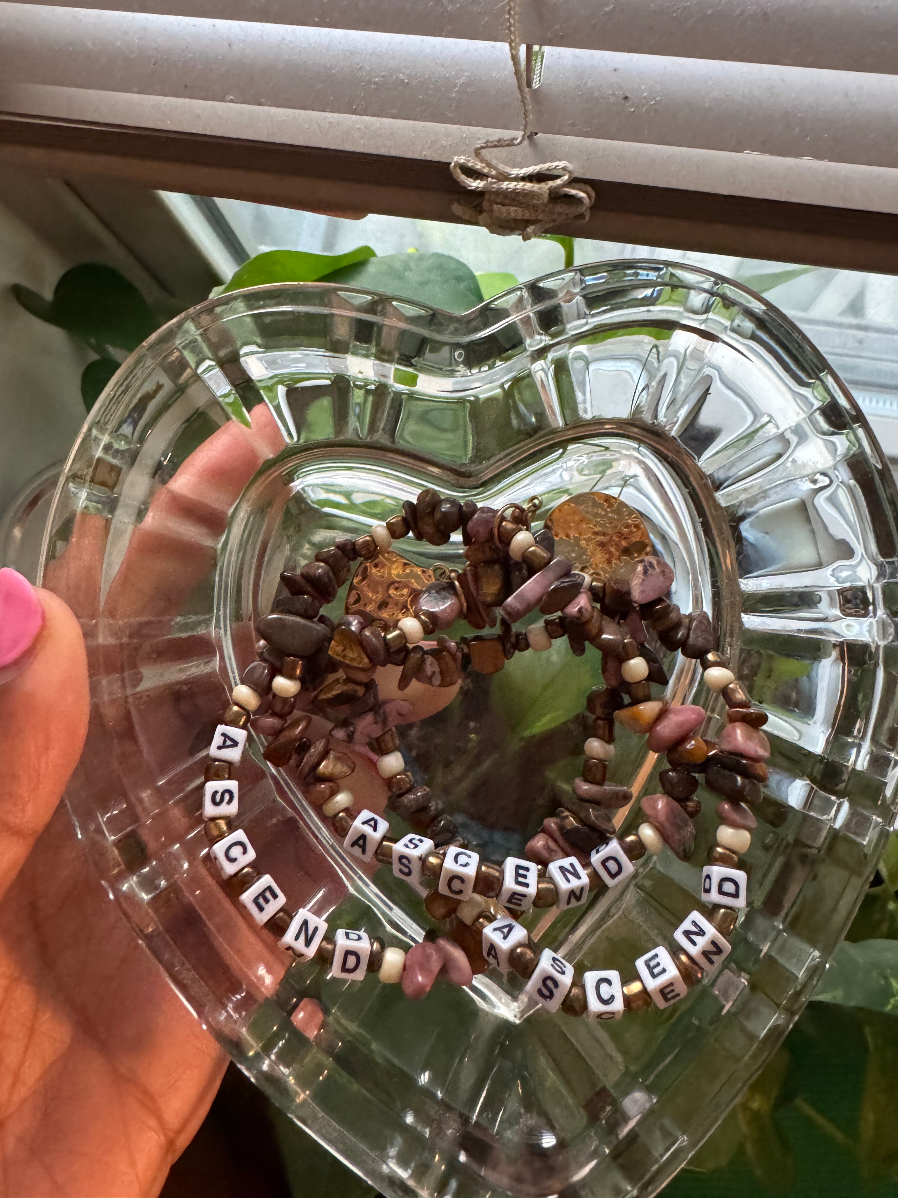 “ascend” Affirmation Charm Bracelets