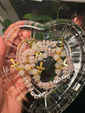 “faith” Affirmation Bracelet w/ Ankh Charms