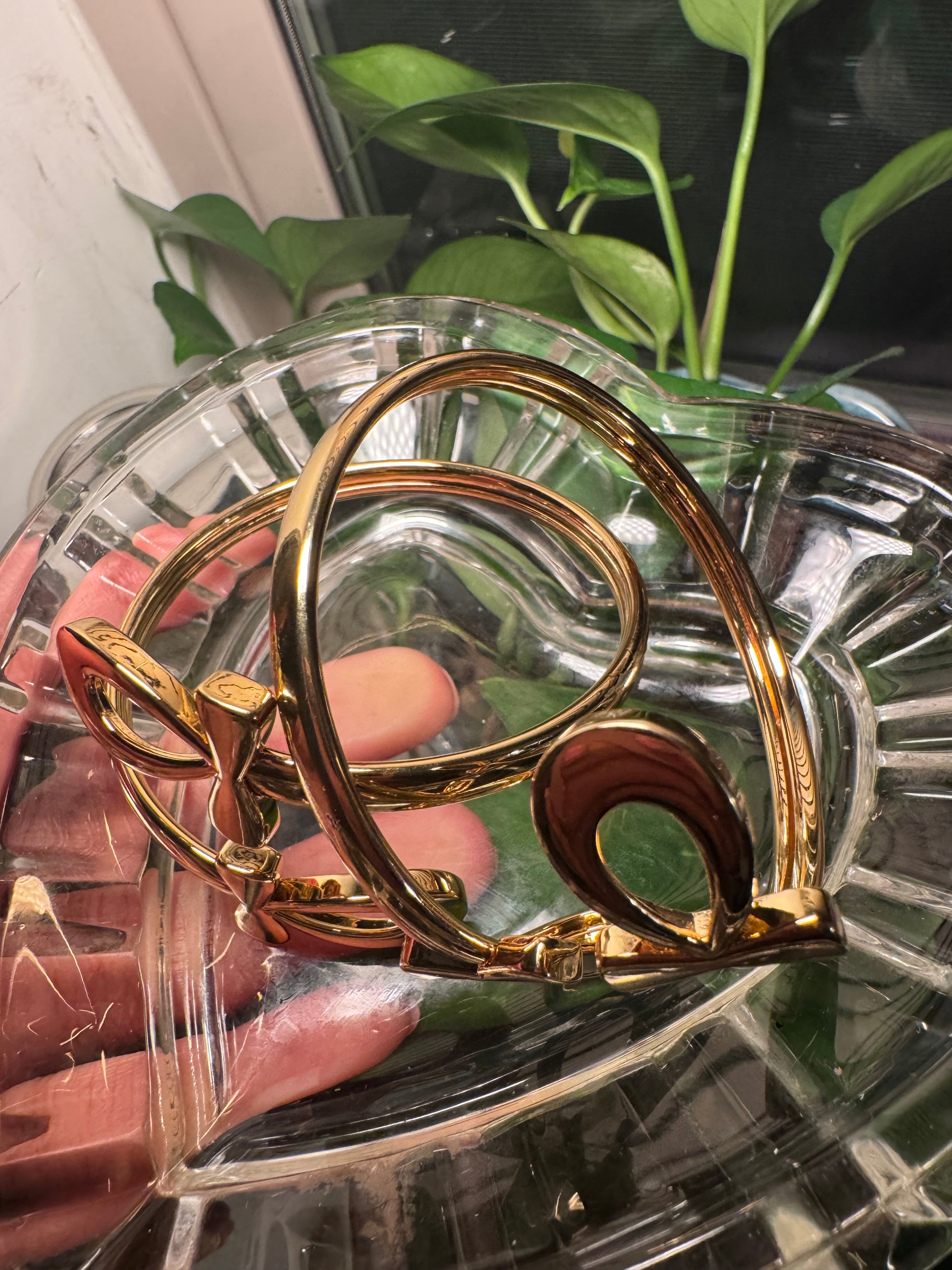 Wrapped Ankh cuff bracelets